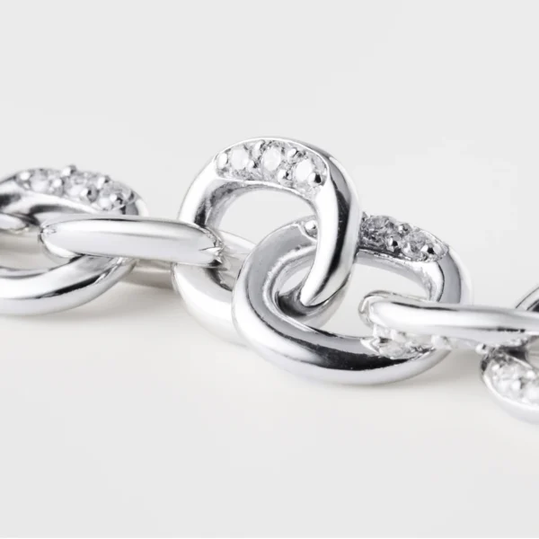 MICHIEL Link Pavé Bracelet - Image 3