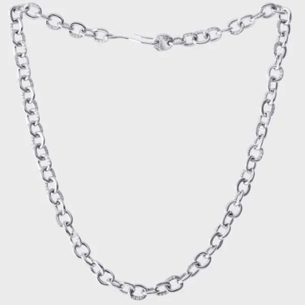MICHIEL Link Pavé Necklace