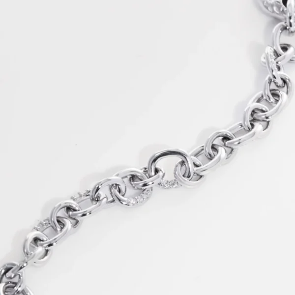 MICHIEL Link Pavé Necklace - Image 5
